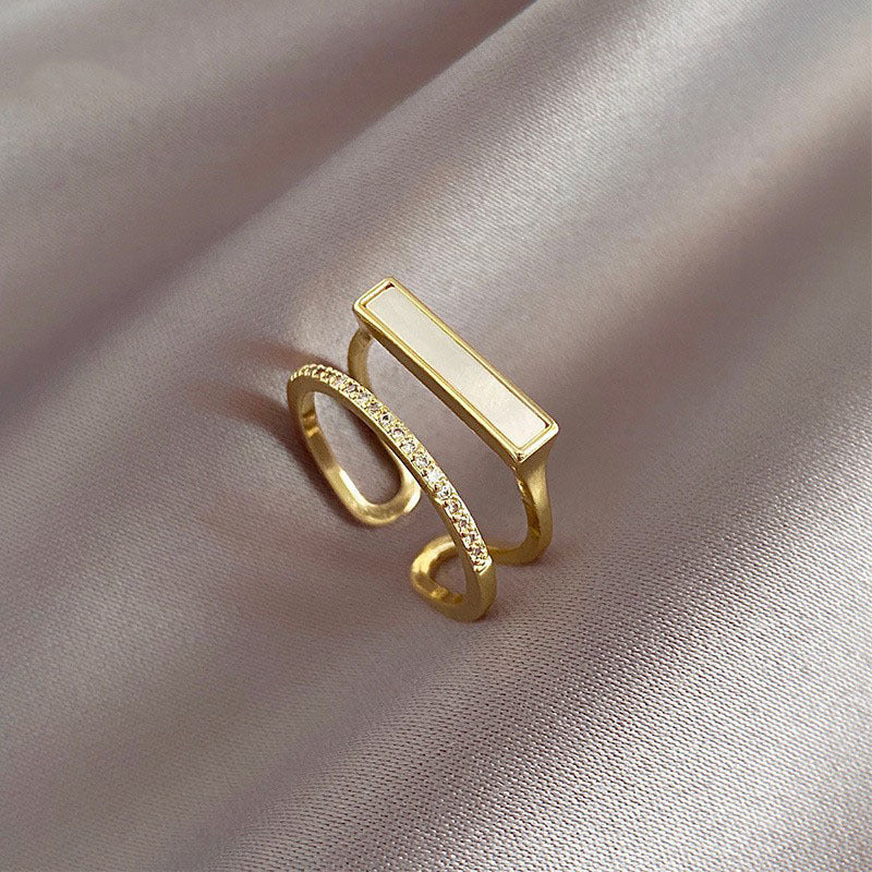 Geometric Open Ring Female Special-interest Design Fashion Ma boutique